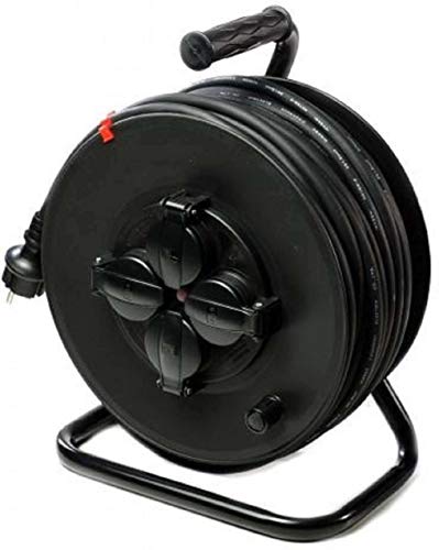 IP44 Schuko-Kabeltrommel 50m H07RN-F 3G1.5mm IP44 Schuko-Kabeltrommel 50m H07RN-F 3G1.5mm von Varytec