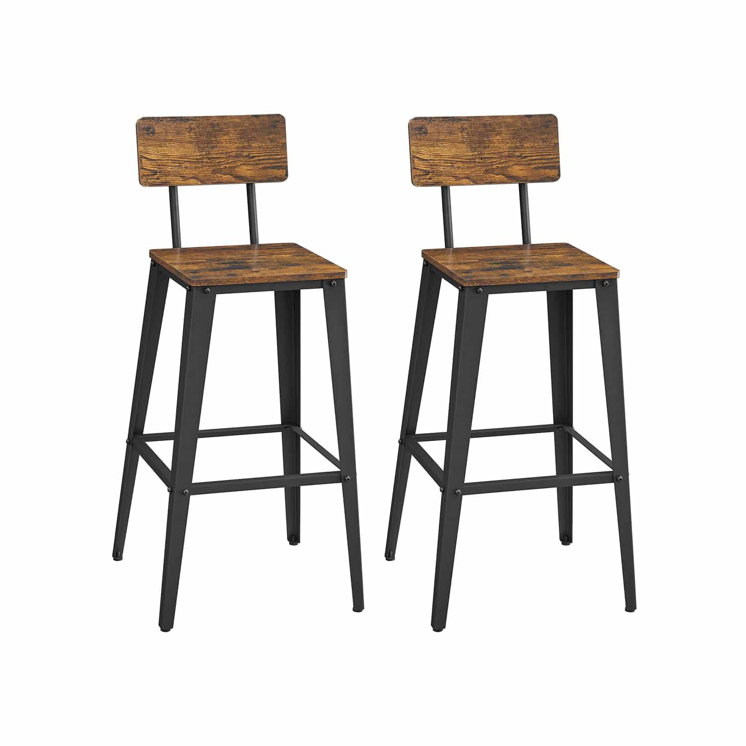 2er Set Barhocker mit Rückenlehne 2er Set Barhocker mit Rückenlehne von Vasagle