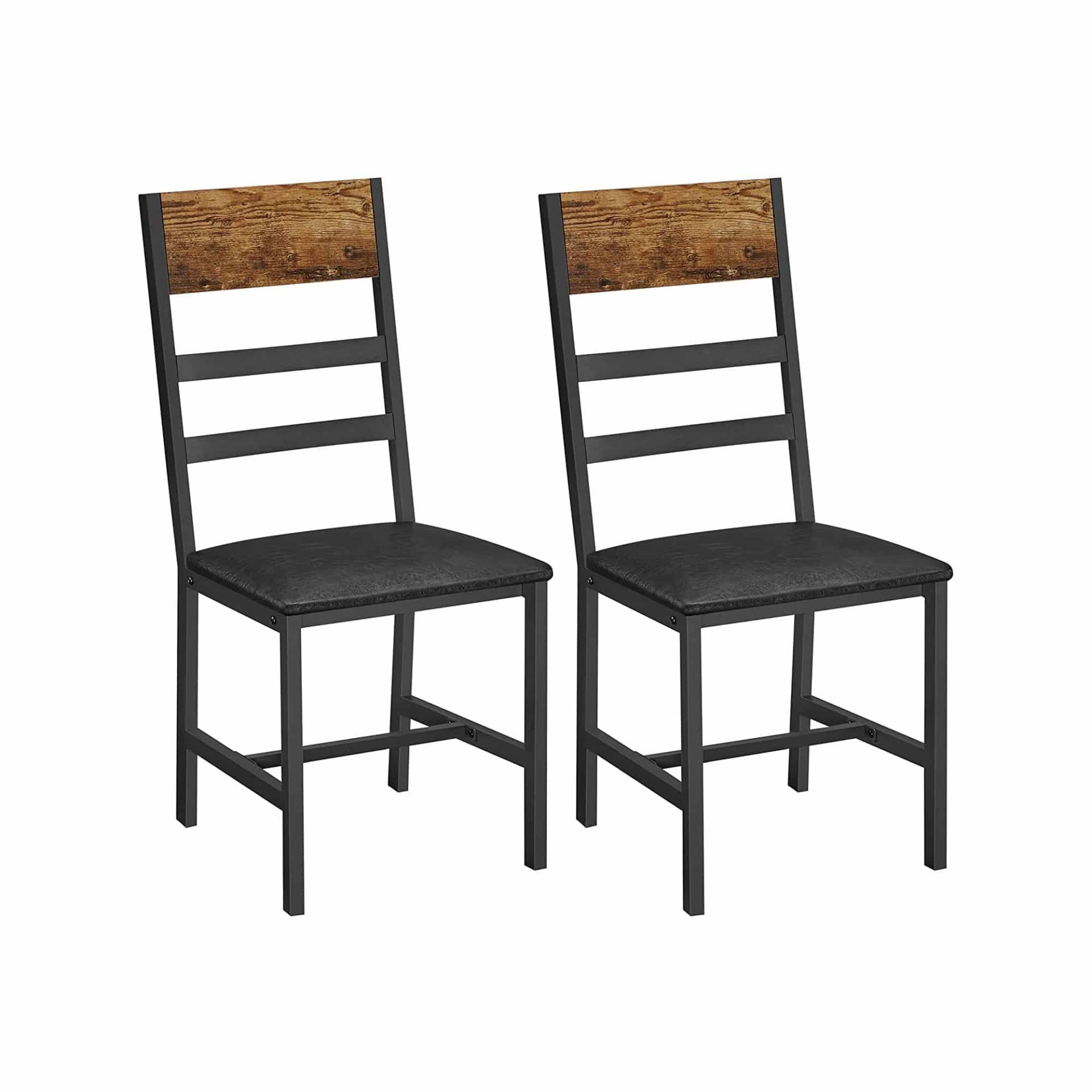 2er Set Esszimmerstühle gepolstert von Vasagle