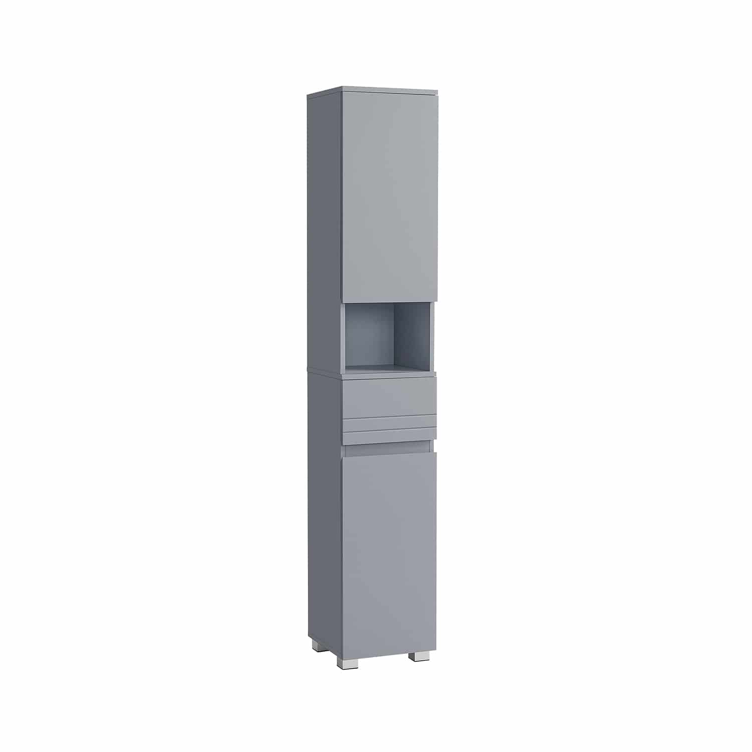 Badezimmerschrank 30 x 30 x 170 cm mystisches Grau Badezimmerschrank 30 x 30 x 170 cm mystisches Grau von Vasagle