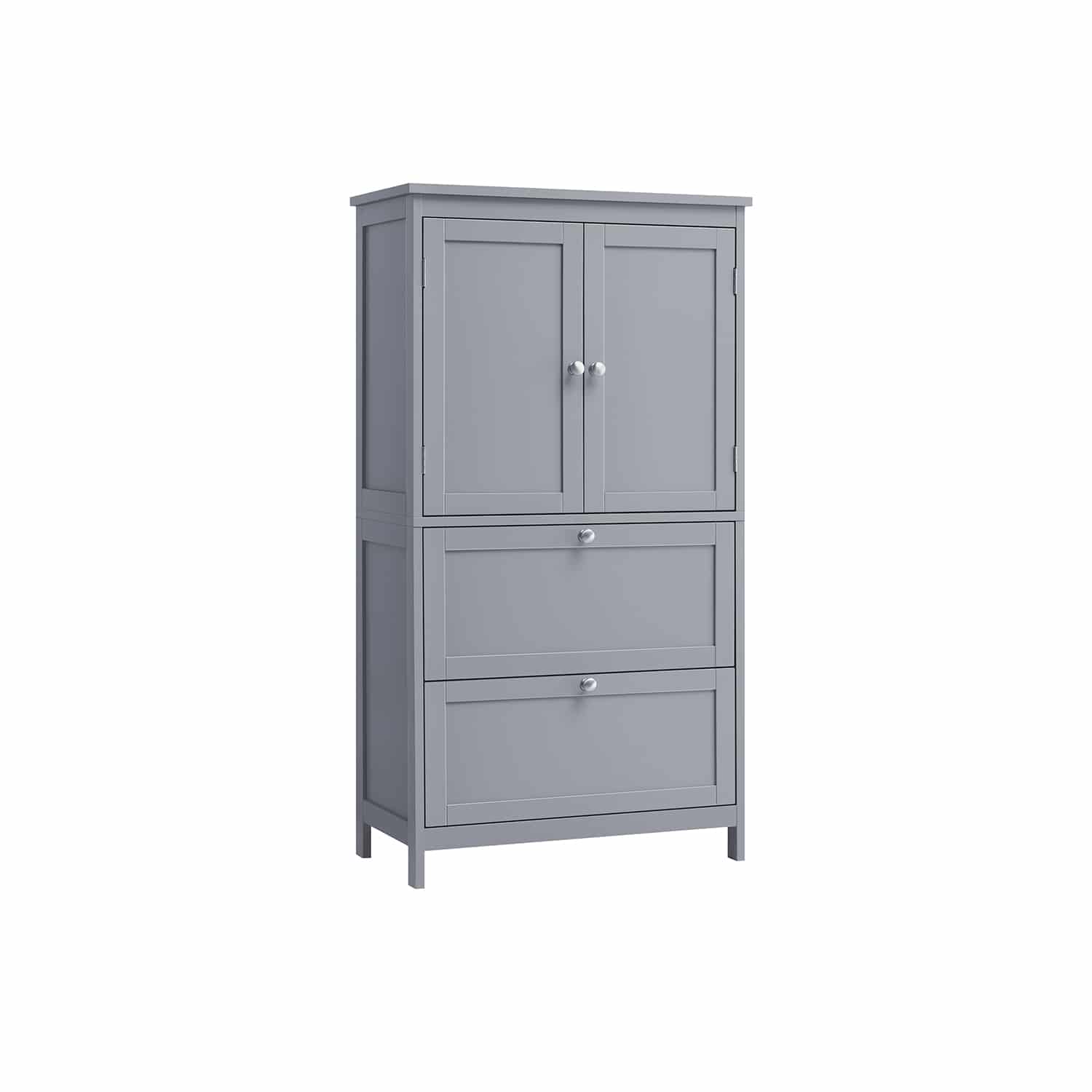 Badezimmerschrank mit 2 Türen und 2 Schubladen Badezimmerschrank mit 2 Türen und 2 Schubladen von Vasagle