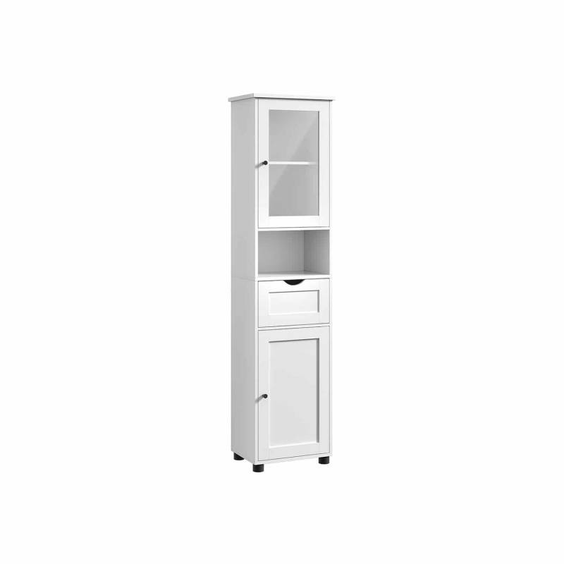 Badezimmerschrank mit offnem Fach platzsparend von Vasagle