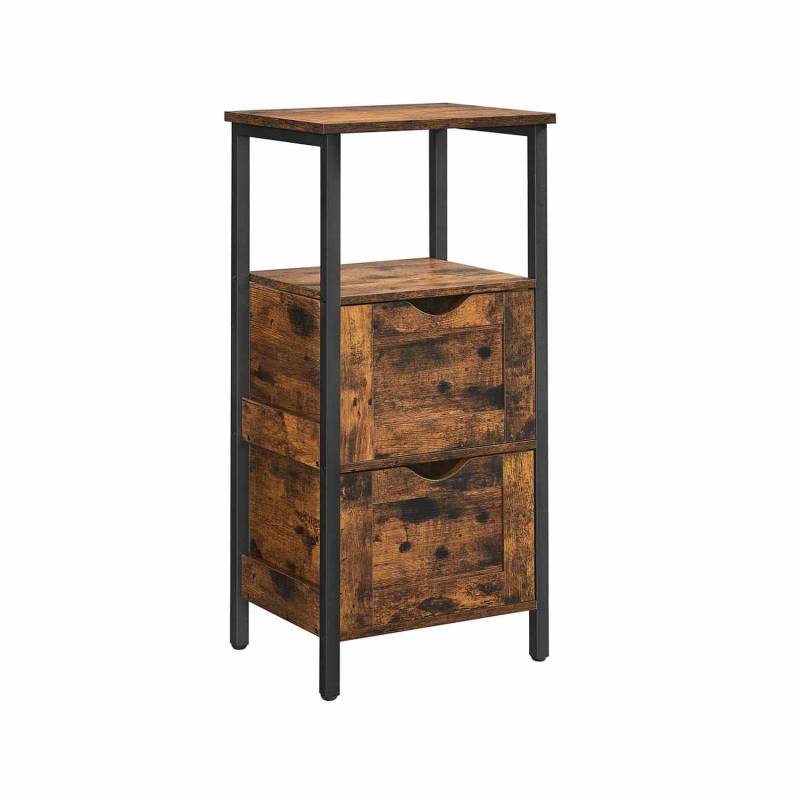 Badschrank mit 2 Schubladen von Vasagle