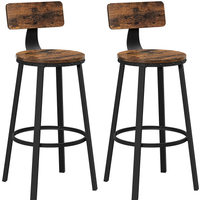 Barhocker, 99x54x54cm, Rustikales Braun Barhocker, 99x54x54cm, Rustikales Braun von Vasagle