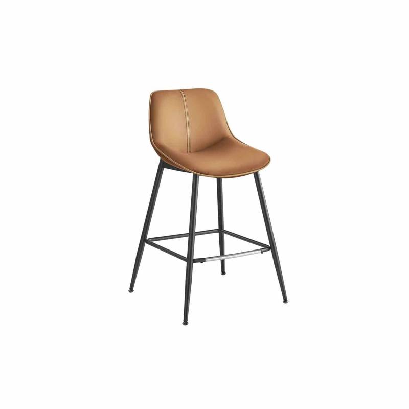 Barhocker 2er Set 62 cm hoch karamellbraun von Vasagle