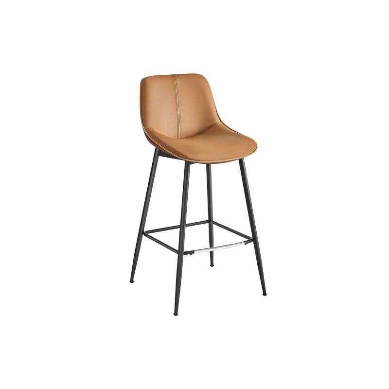 Barhocker 2er Set 73 cm hoch karamellbraun von Vasagle