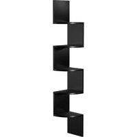 Bücherregal, schwarz, 20x20x127,5 cm von Vasagle