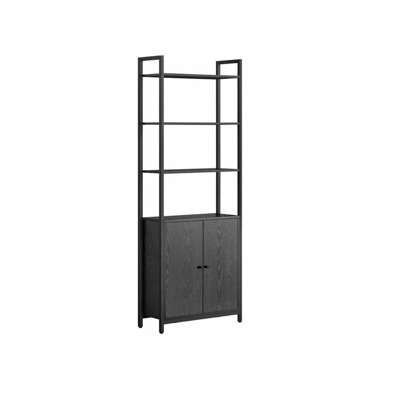 Bücherregal 24 x 60 x 159,5 cm ebenholzschwarz-tintenschwarz von Vasagle