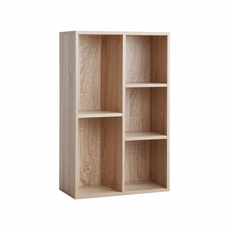 Bücherregal mit 5 Fächern Holzoptik von Vasagle