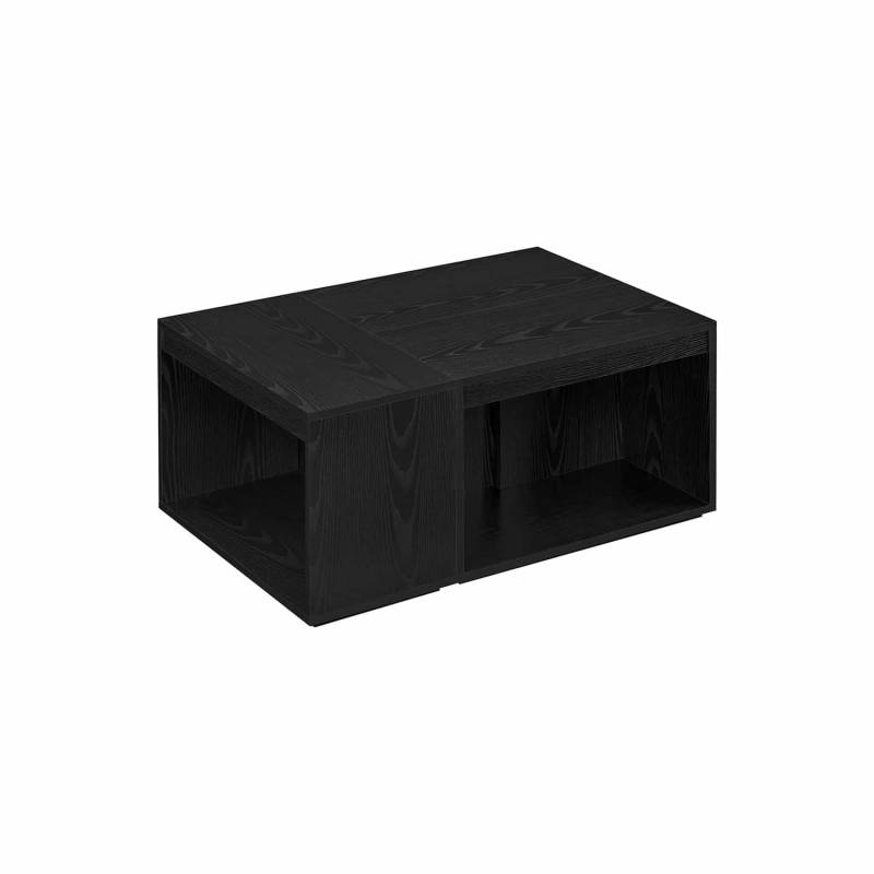 Couchtisch 3er Set mit Stauraum ebenholzschwarz von Vasagle