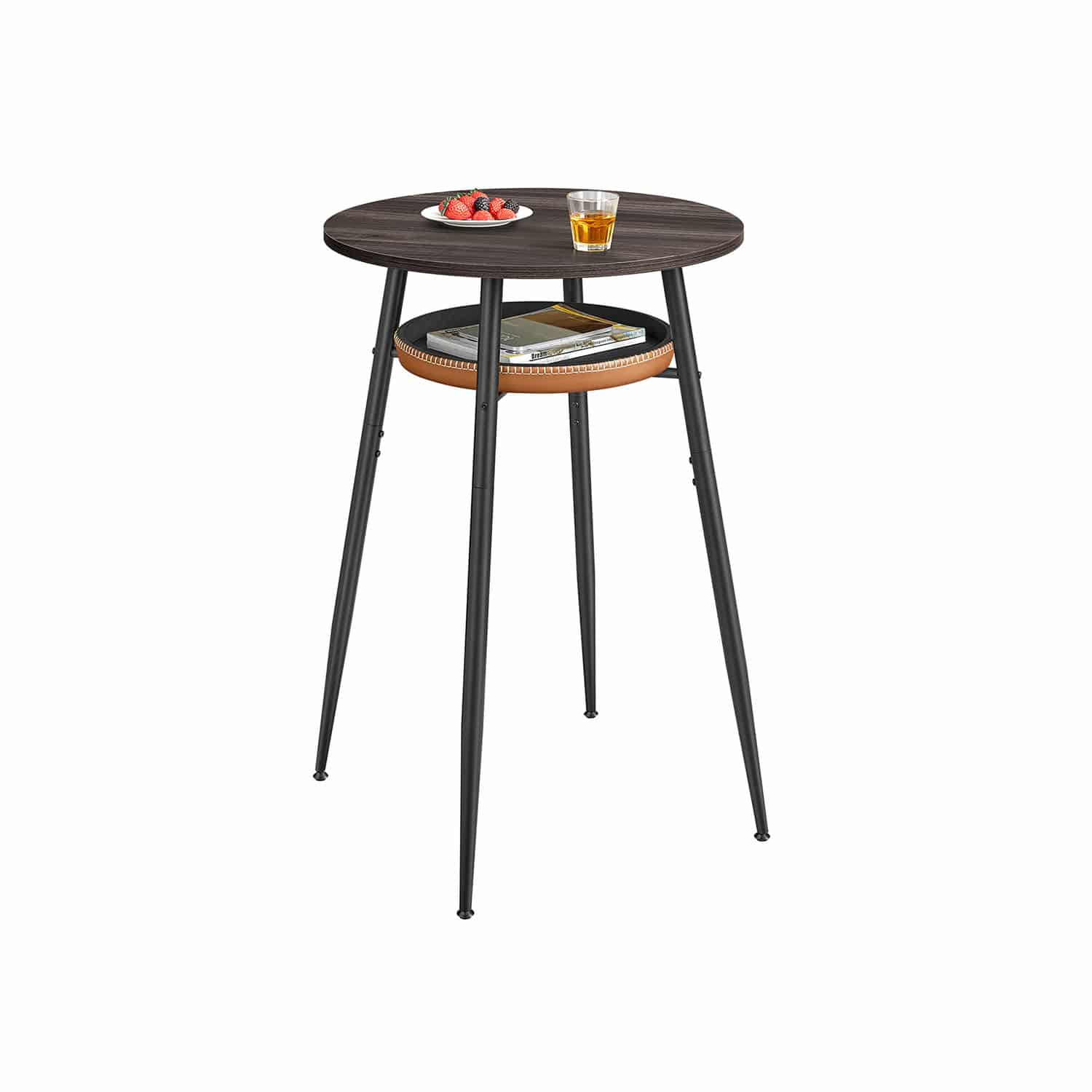 EKHO Kollektion Bartisch mit Stauraum aschbraun-karamellbraun EKHO Kollektion Bartisch mit Stauraum aschbraun-karamellbraun von Vasagle