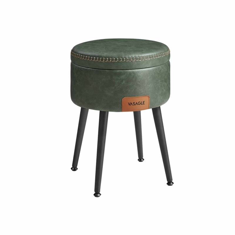 EKHO Kollektion - Runder Sitzhocker Schminktisch Hocker Ottoman von Vasagle