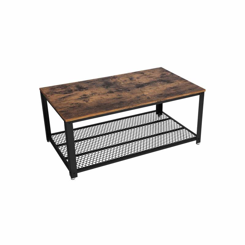 Industrie-Design Couchtisch mit Ablage von Vasagle