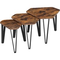 Nisttabelle, 58.5x58.5x45.4cm, rustikalbraun Nisttabelle, 58.5x58.5x45.4cm, rustikalbraun von Vasagle