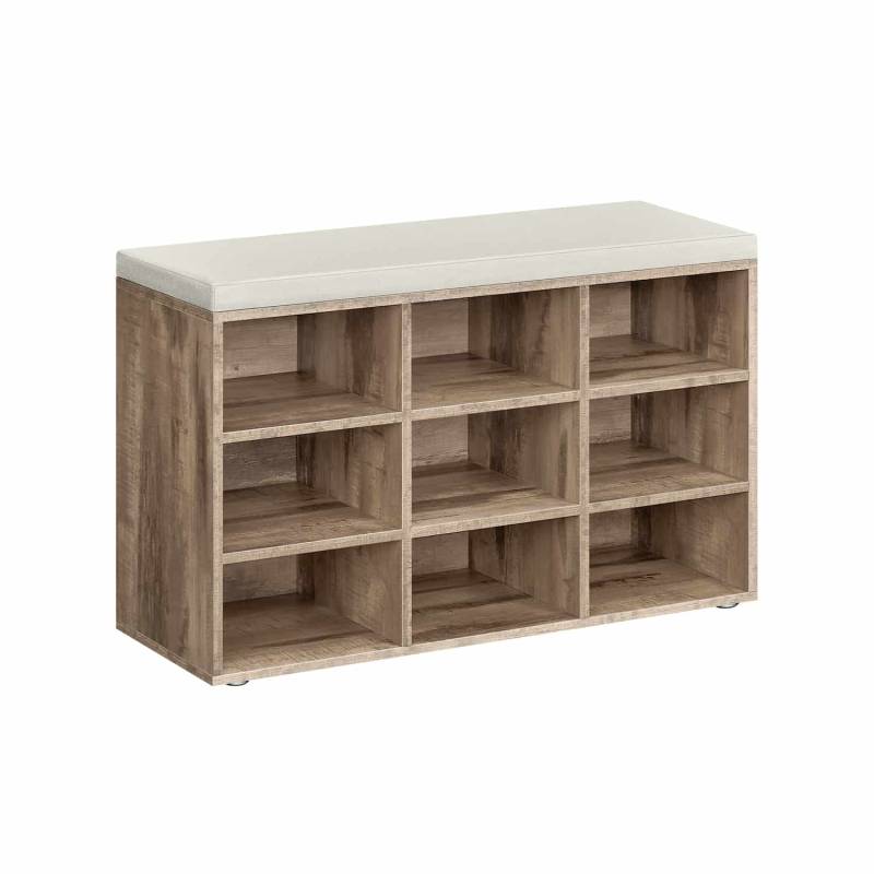 Schuhregal mit Sitzfläche 30,3 x 78,5 x 48 cm kamelbraun Schuhregal mit Sitzfläche 30,3 x 78,5 x 48 cm kamelbraun von Vasagle