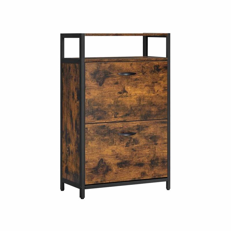 Schuhschrank mit 2 Klappen von Vasagle