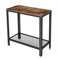 Sofatisch, mit Gitterablage, vintagebraun-schwarz von Vasagle