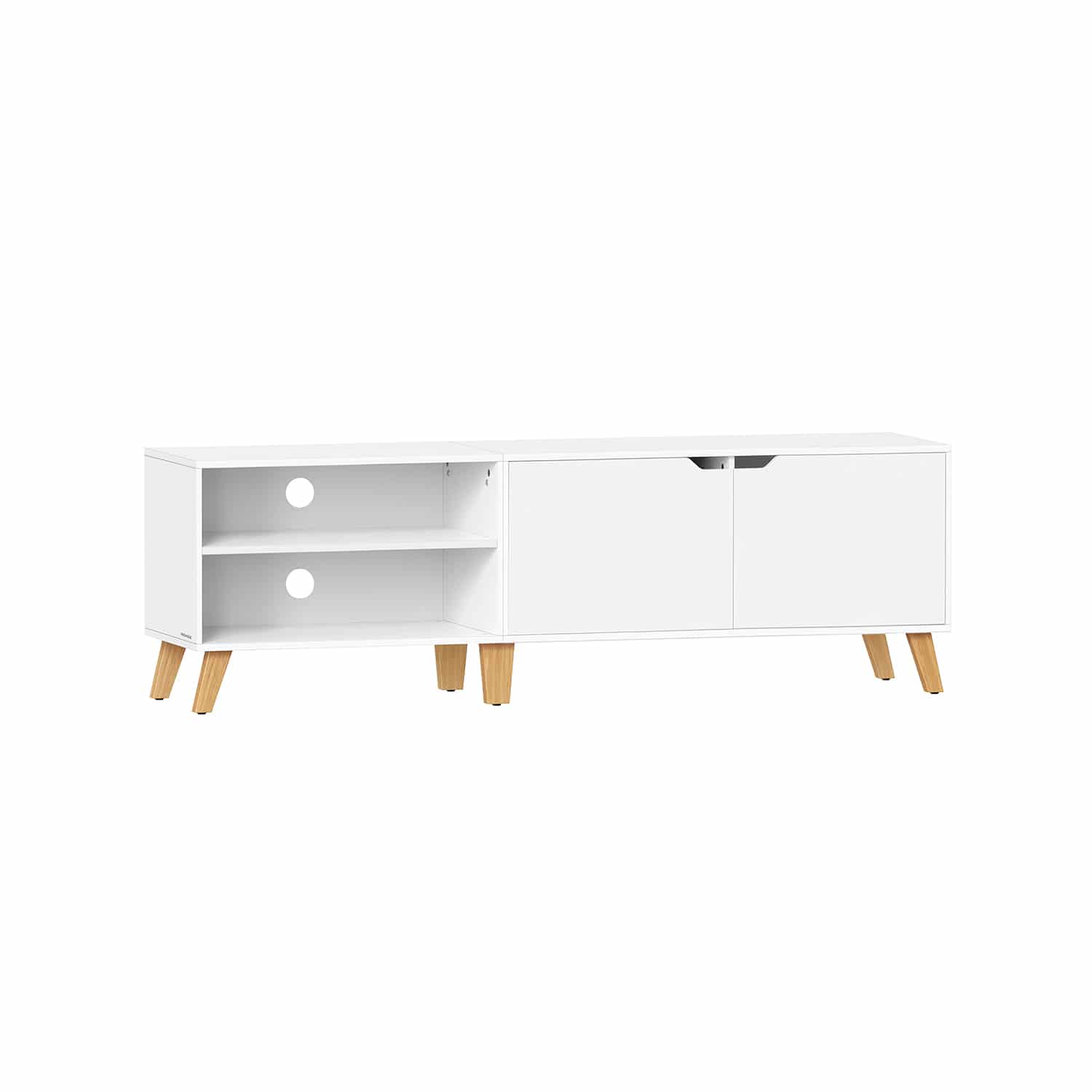 TV-Schrank 160 cm lang mit 2 Türen schneeweiß TV-Schrank 160 cm lang mit 2 Türen schneeweiß von Vasagle