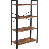 Bücherregal, 4 Ablagen, 66 x 30 x 120 cm Bücherregal, 4 Ablagen, 66 x 30 x 120 cm von Vasagle