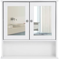 VASAGLE Spiegelschrank mit 2 Spiegeltüren und Ablage von Vasagle