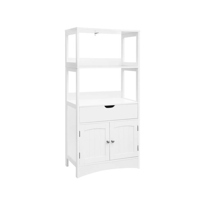 Vasagle Badschrank 4 Ebene 60 cm x 122 cm x 32,5 cm Weiß von Vasagle