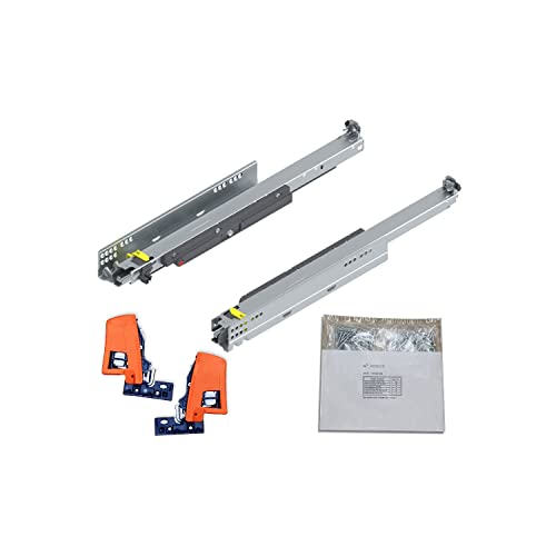 BLUM MOVENTO TIP-ON 760H Schubladenschienen, 250mm Vollauszug 40kg, 1 Paar inkl. Kupplung und Montagezubehör-Set von vasalat