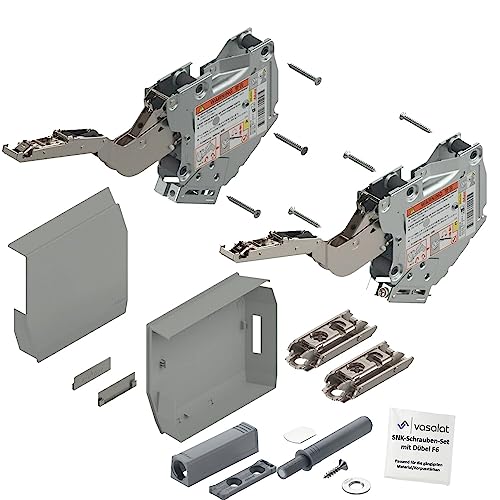 Blum Aventos Tip On Kraftspeicher 220-500 hellgrau Klappbeschlag m.Montageplatte von vasalat