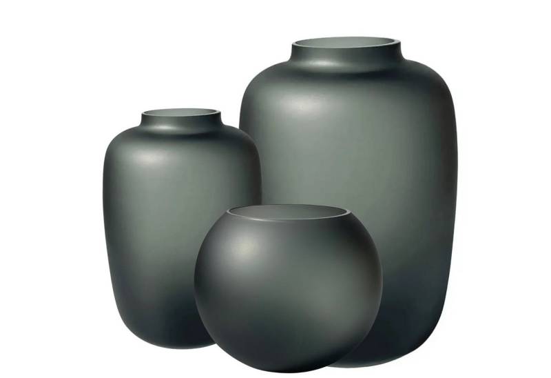 Vase the World Dekovase Designer Vase Satingrau handgefertigt matt pulverbeschichtet 3 Größen Vase the World Dekovase Designer Vase Satingrau handgefertigt matt pulverbeschichtet 3 Größen von Vase the World