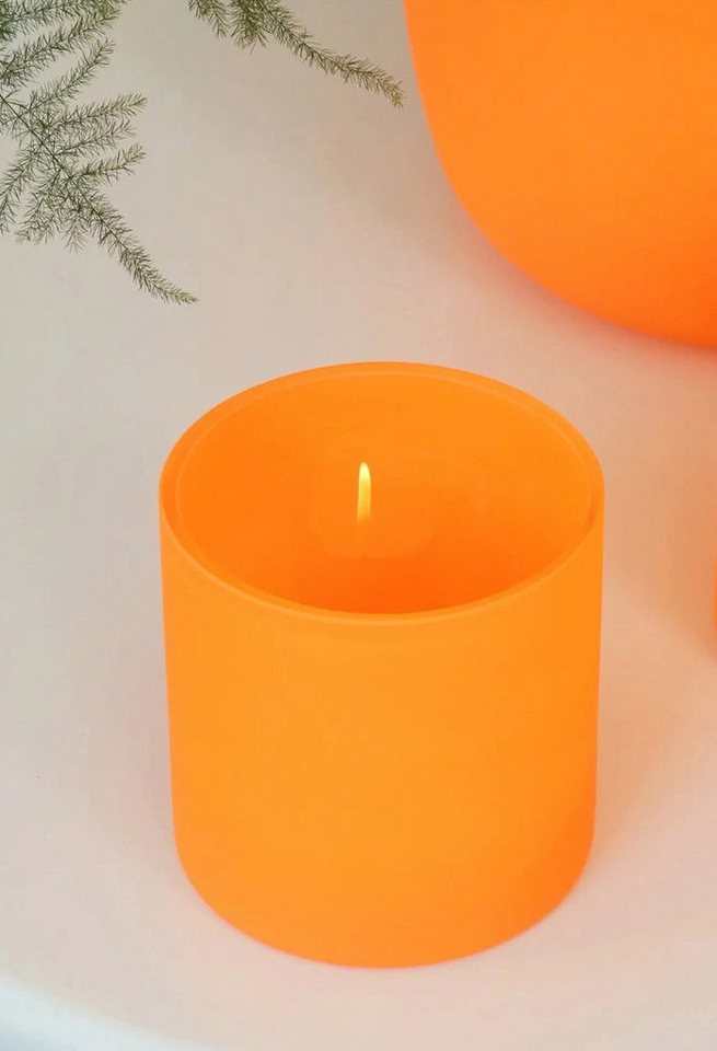 Vase the World Kerzenhalter Vase The World CELTIC Kerzenhalter Neon Orange 12x12 cm Teelichthalter von Vase the World