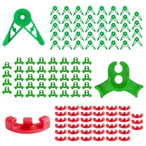 120 Stück 360 Grad Verstellbar Pflanzenbieger Lst Clips Pflanzenbieger Lst Clips Pflanzen Clips Pflanzenbieger für Niedrige Belastung Pflanzentrainer für Garten Topfpflanzen Gemüse Blumen von Vasemele