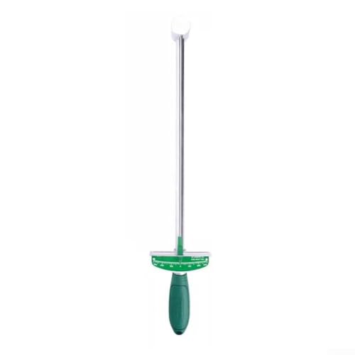 Drehmomentschlüssel, 1,27 cm (1/2 Zoll), 0-300 N·m, Stahlkonstruktion, Spiegel-Chrom-Finish, klare Skala, strukturierter Griff, SAE & metrisch (Gummigriff) von Vasiumic