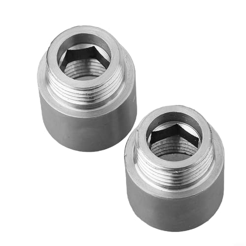 Duschkopf-Verlängerung, 304 Edelstahl, G12, männlich auf weiblich, 30 mm, für Pool-, Garten- und Sanitäranwendungen, 2 Stück Duschkopf-Verlängerung, 304 Edelstahl, G12, männlich auf weiblich, 30 mm, für Pool-, Garten- und Sanitäranwendungen, 2 Stück von Vasiumic