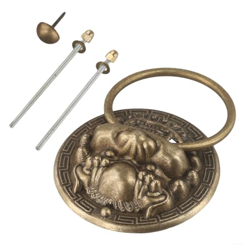 Stilvolle bronzefarbene Tierkopfklopfer, perfekt verarbeitet für eine elegante Note an Eingängen Stilvolle bronzefarbene Tierkopfklopfer, perfekt verarbeitet für eine elegante Note an Eingängen von Vasiumic