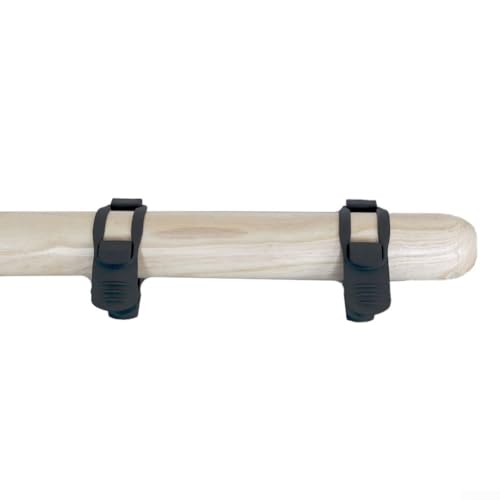 UTV Werkzeughalter Gummi Klemmhalterung Kit Schnellspanner J-Haken Halterungen für UTV RV LKW Van - Sichere Schaufel Axt Rechen Griffe 2,9-3,8 cm Durchmesser (2 Sets) von Vasiumic