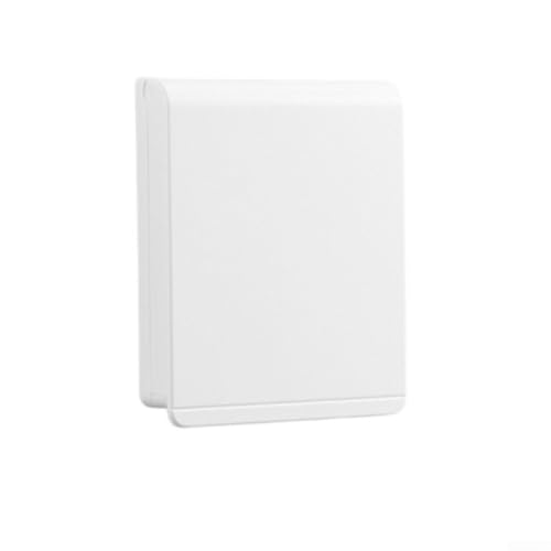 Vasiumic 86 Typ ultradünne wetterfeste Abdeckung Kunststoff Lichtschalter-Schutzbox für Outdoor, Bad und Garten, 6 Stück Kunststoff-Schutzbox (weiß) von Vasiumic