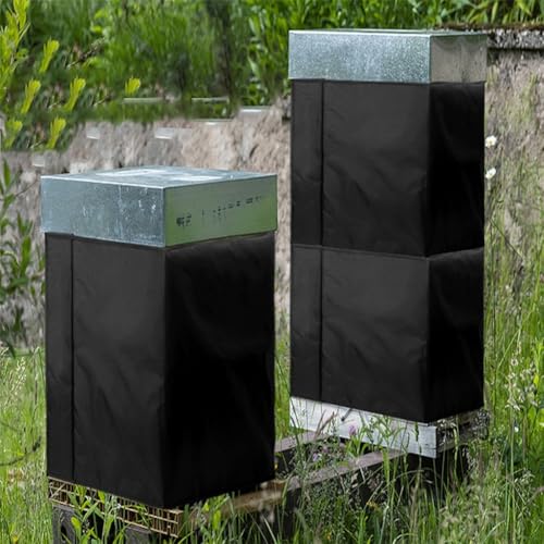 Vasiumic Beehive Winter-Schutzhülle, 600D Oxford, wasserdicht, Isolierung mit Aluminiumfolienfutter, für Bienenstock, winddicht, kaltes Wetter, 194,3 cm Vasiumic Beehive Winter-Schutzhülle, 600D Oxford, wasserdicht, Isolierung mit Aluminiumfolienfutter, für Bienenstock, winddicht, kaltes Wetter, 194,3 cm von Vasiumic
