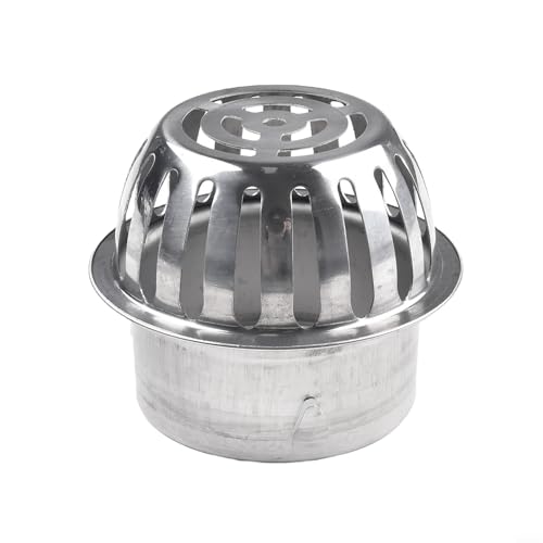 Vasiumic Edelstahl Anti-Verstopfung Dach und Boden Abflussfilter Schutz Outdoor Dachrinne und Kanalrohre, Blätter und Schmutz Verstopfung Verhinderung für Dächer, Balkone (150 mm) von Vasiumic