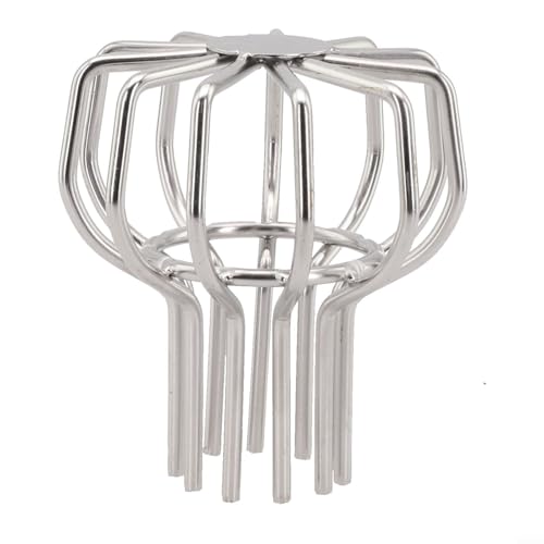 Vasiumic Edelstahl-Dachabflussgitter für Fallrohr und Dachrinne, Anti-Verstopfungs-Laubfilterabdeckung, passend für 50/75/110/160/200 mm Rohre, schnell installierbarer Rohrschutz (für 45–50 mm Rohr) Vasiumic Edelstahl-Dachabflussgitter für Fallrohr und Dachrinne, Anti-Verstopfungs-Laubfilterabdeckung, passend für 50/75/110/160/200 mm Rohre, schnell installierbarer Rohrschutz (für 45–50 mm Rohr) von Vasiumic