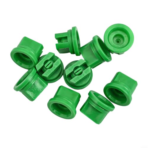 Vasiumic Fächerförmige Zerstäuberdüsenspitzen für Gartenrucksäcke oder Auslegersprüher, Kunststoff-Sprühdüsen mit wassersparenden und tropffreien Eigenschaften, Grün, 10 Stück Vasiumic Fächerförmige Zerstäuberdüsenspitzen für Gartenrucksäcke oder Auslegersprüher, Kunststoff-Sprühdüsen mit wassersparenden und tropffreien Eigenschaften, Grün, 10 Stück von Vasiumic