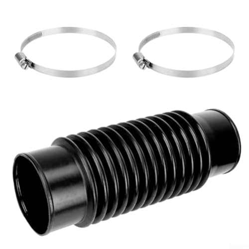 Vasiumic Flexibles Schlauch-Kit für Rucksackgebläse Rohr Ersatzteile mit Klemmen Außenreinigungswerkzeuge Rasenpflege Zubehör Gebläseanschluss Kit Flexibler Gartenschlauch von Vasiumic