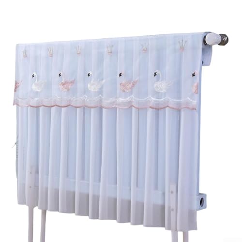 Vasiumic Heizkörperabdeckung, Staubschutz, Stoff, einfach zu installieren, Heizkörperschutz, Dekoration, 2 Größen erhältlich, 70 x 100 cm und 70 x 180 cm (180 x 70 cm D) von Vasiumic