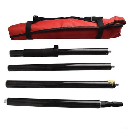 Vasiumic Kohlefaser Vermessungsstab Mapping Rod mit 5/8 Gewinde für Totalstation Messgeräte Grundstücksmessgeräte Teleskop-Vermessungsstange Vasiumic Kohlefaser Vermessungsstab Mapping Rod mit 5/8 Gewinde für Totalstation Messgeräte Grundstücksmessgeräte Teleskop-Vermessungsstange von Vasiumic