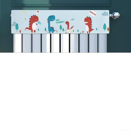Vasiumic Kurzer Samt-Heizkörper-Staubschutz, dekorativ, staubdicht, halbe Abdeckung, einfach zu installieren, wischfest, Heizungsschutz für moderne Wohnzimmer-Dekoration (140 cm) von Vasiumic