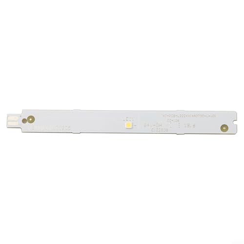 Vasiumic Lichtleiste Kühlschrankteile für Siemens BSH 9001030205 9001069888 3 V 6 V LED Ersatzstreifen Metall 112 x 12 mm einfache Installation kompatibel für Bosch Geräte (6 V) von Vasiumic