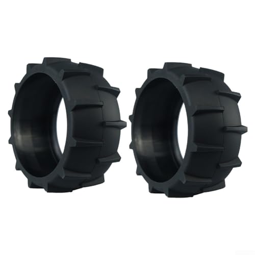 Vasiumic Mähroboter Anti Riemenscheibe Ersatzteile Rasenmähroboter Zubehör Kompatibel mit Rasenmäher Gummi 110 x 40 mm Schwarz Antriebsmechanismus Reparaturteile (2 Stück) von Vasiumic