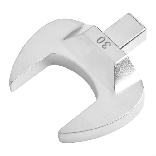 Vasiumic Maulschlüssel aus Chrom-Vanadium-Stahl, 9 x 12 mm, Drehmomentschlüssel, 8–32 mm Backenöffnung, Einsteckschlüssel für Mutterbefestigung in mechanischer Reparatur, (30 mm) von Vasiumic