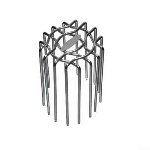 Vasiumic Runde Ablaufabdeckung aus Edelstahl 304 Material Balkon Boden Drainage Dachrinne Fallrohr Schutz Dach Outdoor Garten Schmutzschutz Silber-Finish (50 mm) von Vasiumic