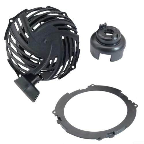 Vasiumic Seilzugstarter Ersatz für Rasenmäher Kompatibel mit Kunststoff Rückstoßstarter Reparaturset, Komplette Montage für Outdoor-Elektrowerkzeuge von Vasiumic