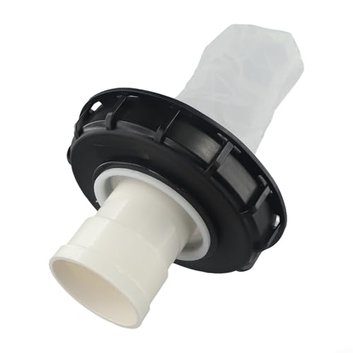 Vasiumic Toneimer Filterabdeckung mit Filterbeutel DN150 DN225 Wassertank Regenwassersammelsystem Zubehör Kompatibel mit 5-Wege-Lochoptionen für sauberes Wasser (DN150) von Vasiumic