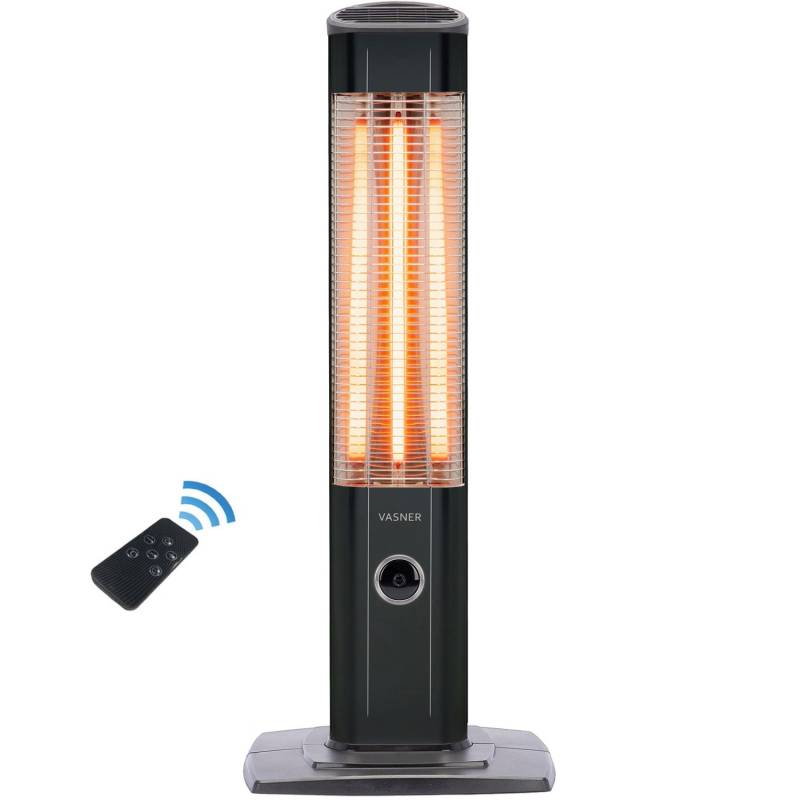 Vasner Infrarot-Standheizstrahler StandLine 23R mit Fernbedienung 2300 W Schwarz von Vasner